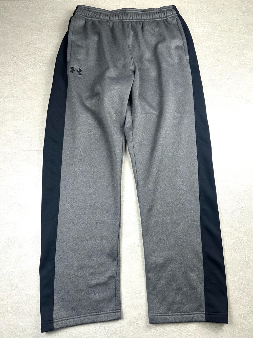 Under Armour Storm 1 ColdGear Fleece Sweatpants Gray Black Men’s Large